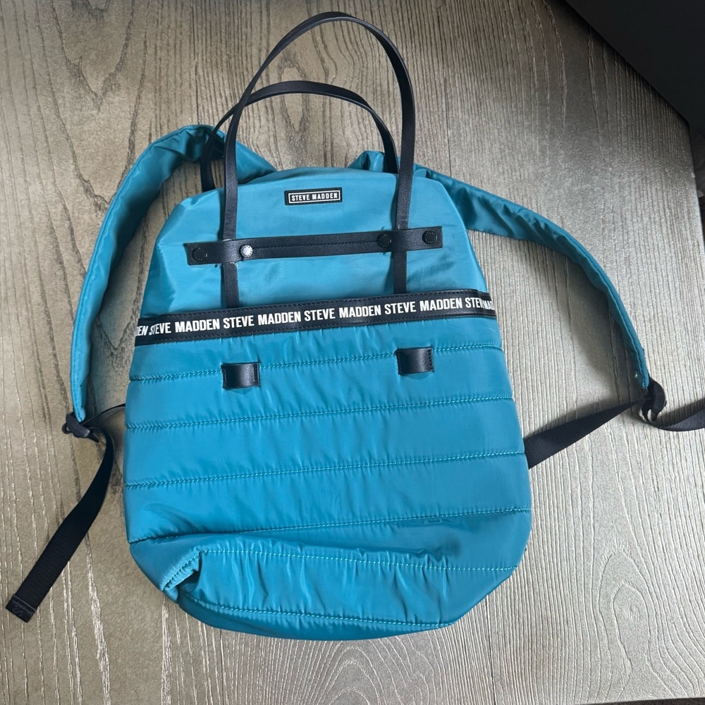 Steve Madden Turquoise Backpack - image 1